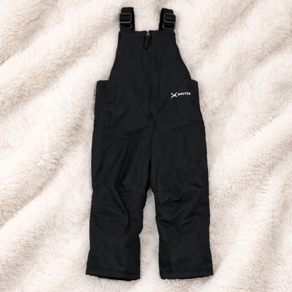 Arctix Kids Snow Pants Size 3T Black Stretch Waist Like New